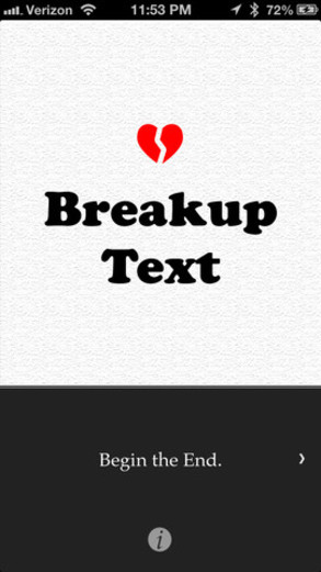 Break up Break up
